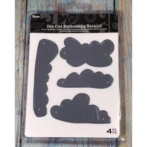 Darice Die Cut Embossing Stencil Set - 4 Pieces